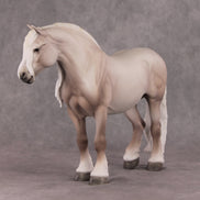 Bisquey OOAK Light Strawberry Roan Custom Heavy Draft By Ellen Robbins HS24