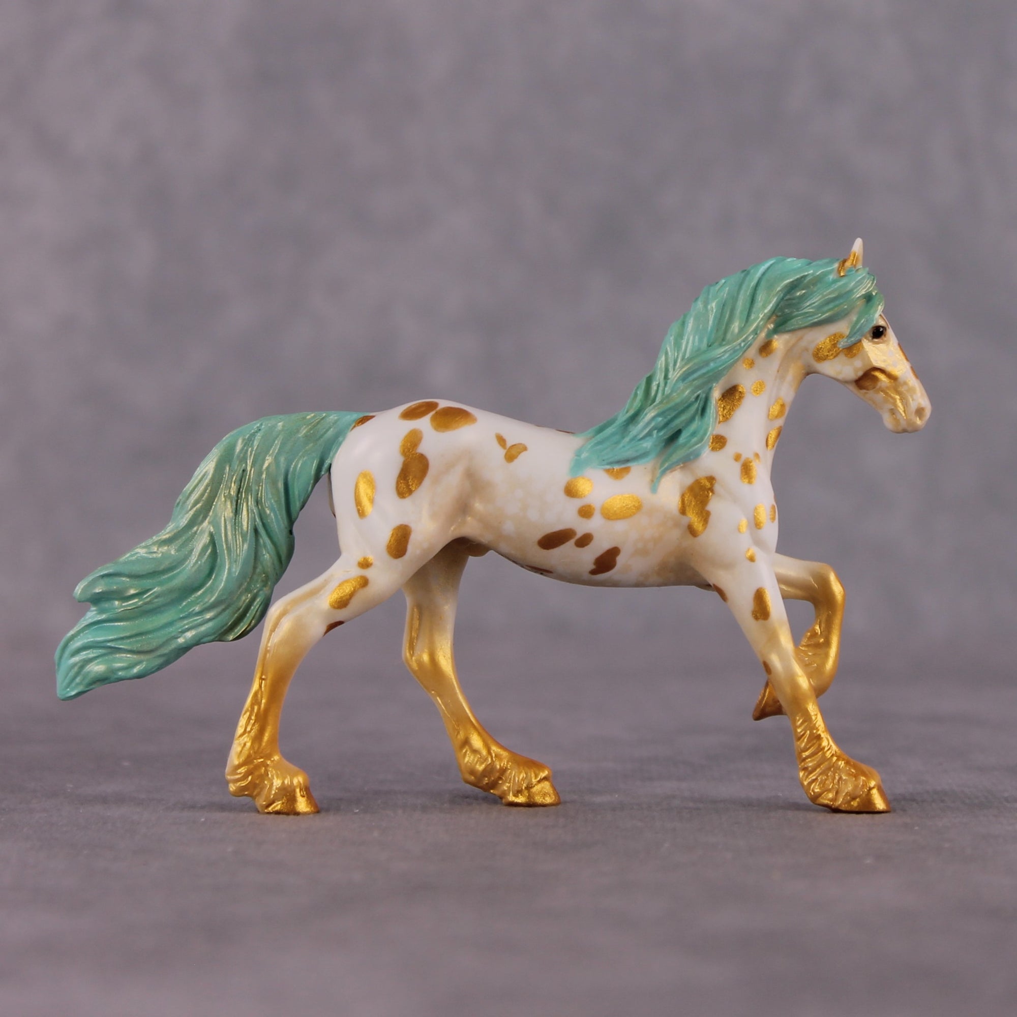 "Turquois" Friesian Chip By Kristen Cermele