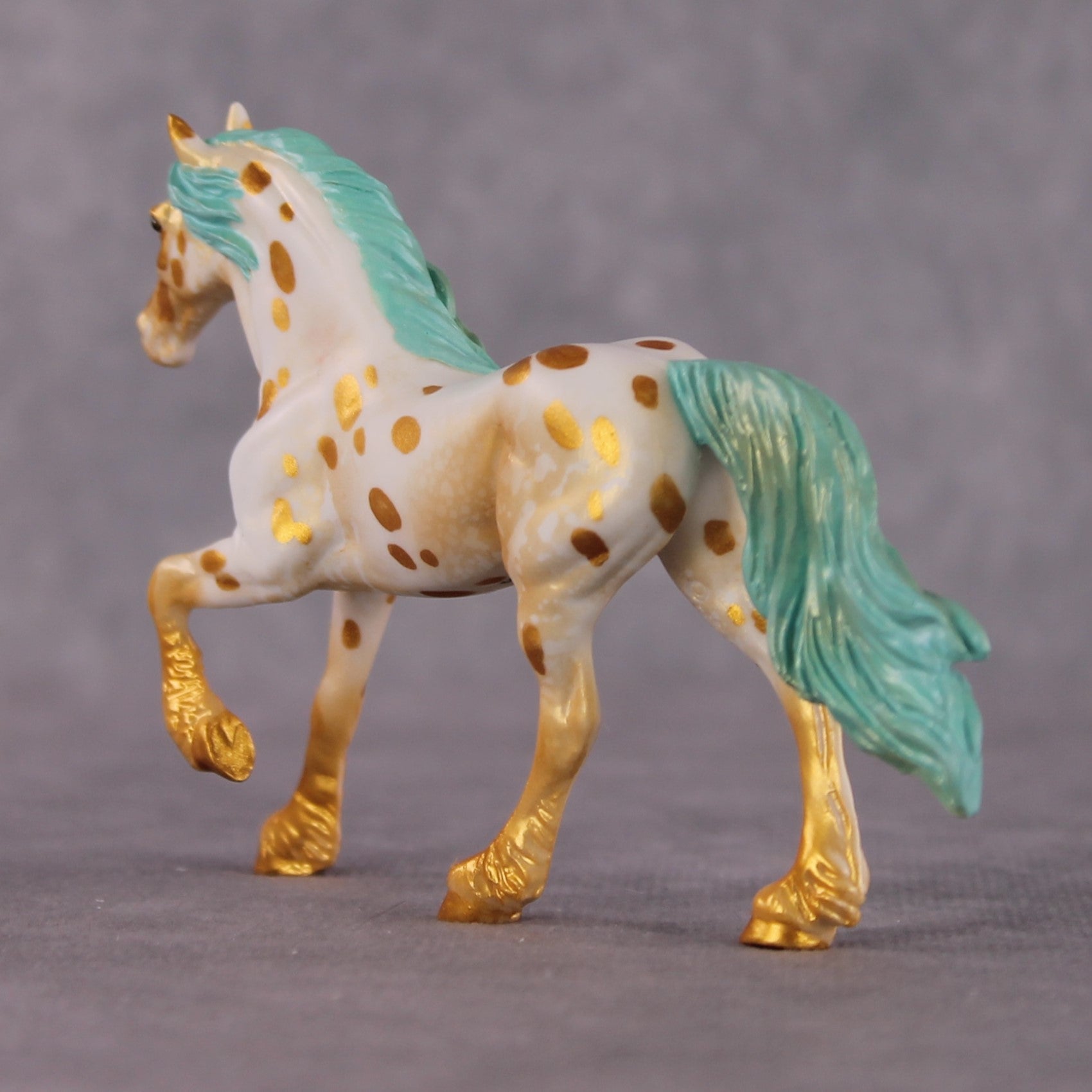 "Turquois" Friesian Chip By Kristen Cermele