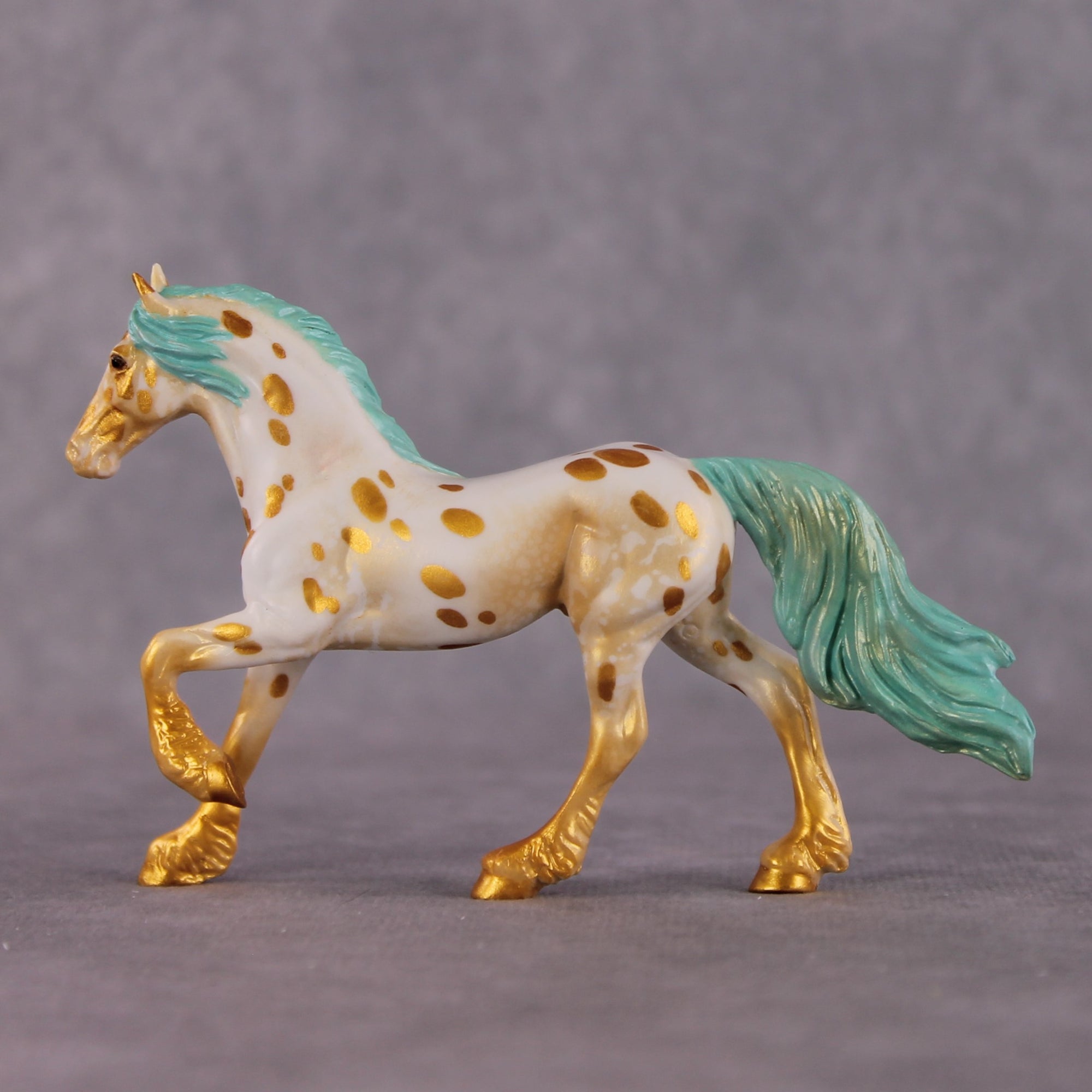 "Turquois" Friesian Chip By Kristen Cermele
