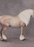 Bisquey OOAK Light Strawberry Roan Custom Heavy Draft By Ellen Robbins HS24