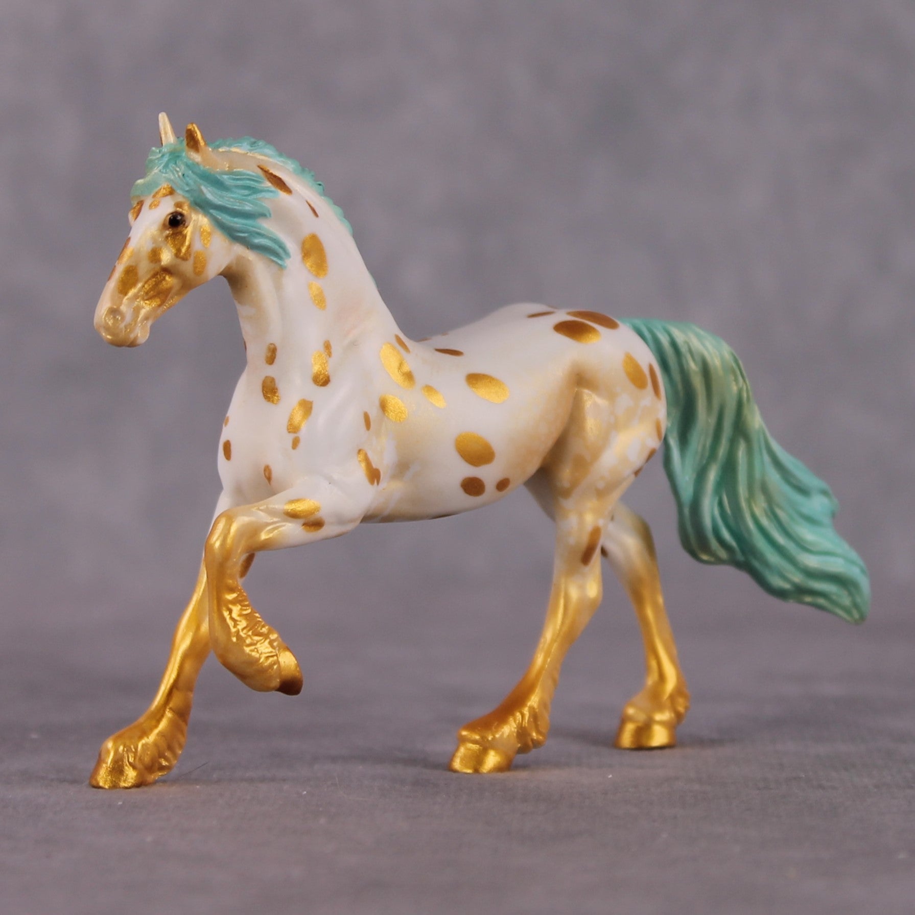 "Turquois" Friesian Chip By Kristen Cermele