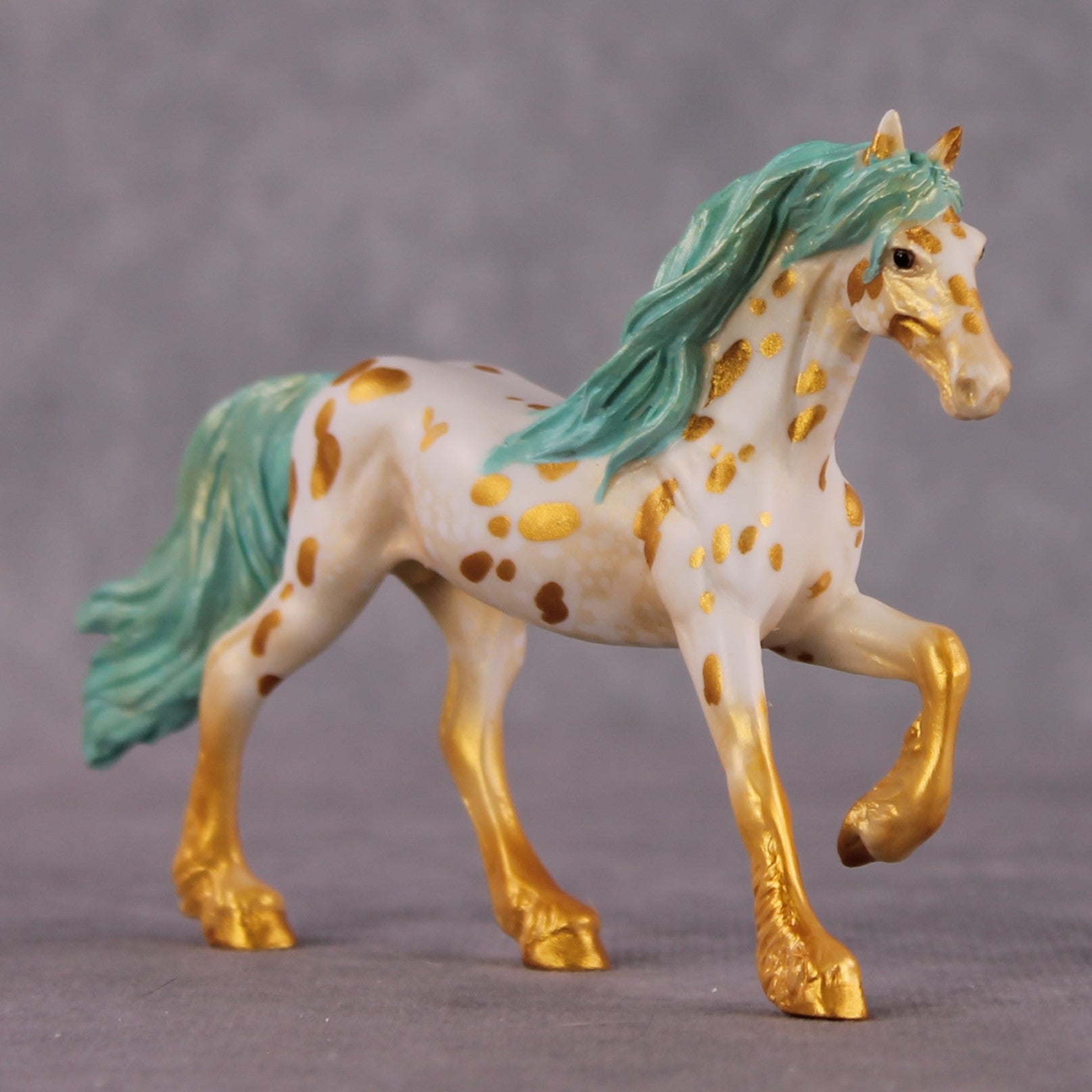 "Turquois" Friesian Chip By Kristen Cermele