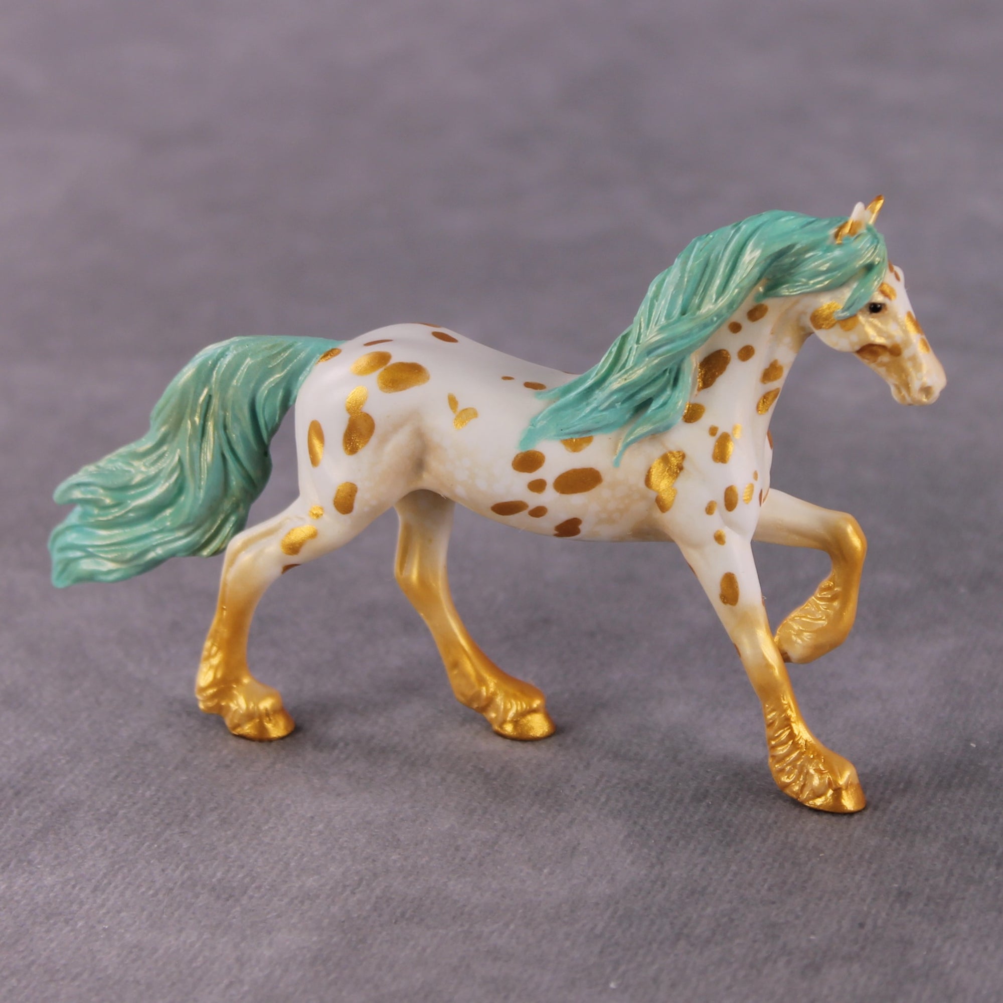"Turquois" Friesian Chip By Kristen Cermele
