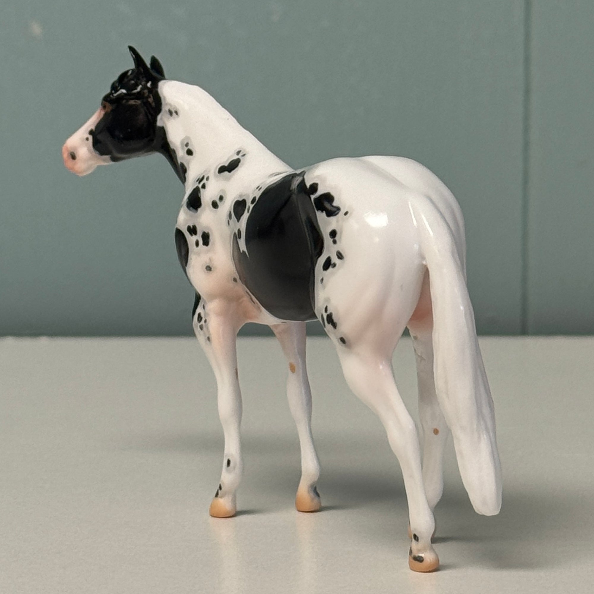 Howbeit OOAK Black Tobiano Stock Chip By Jess Hamill EQ24 End Of Month Sale SS724