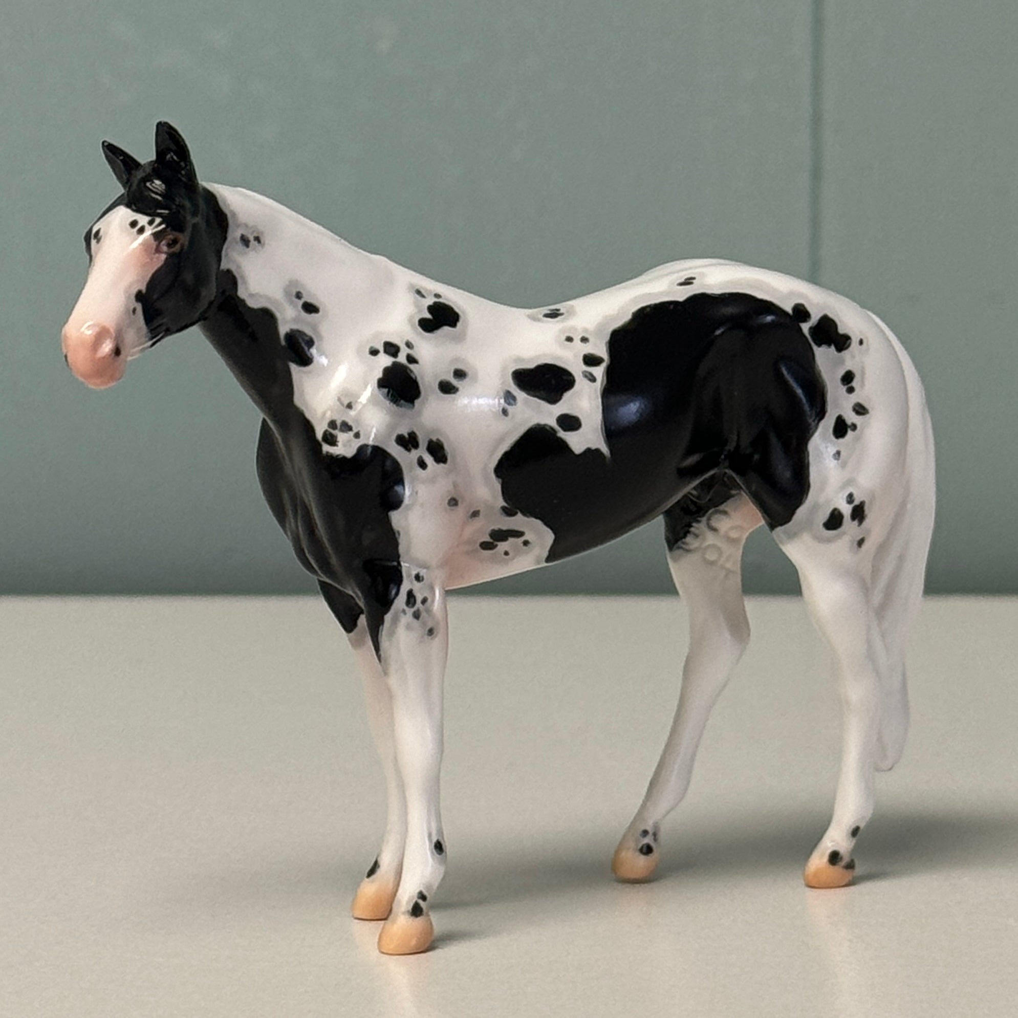 Howbeit OOAK Black Tobiano Stock Chip By Jess Hamill EQ24 End Of Month Sale SS724