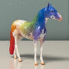 Vivid OOAK Rainbow Sabino Andalusian Chip By Jess Hamill EQ24 End Of Month Sale SS724