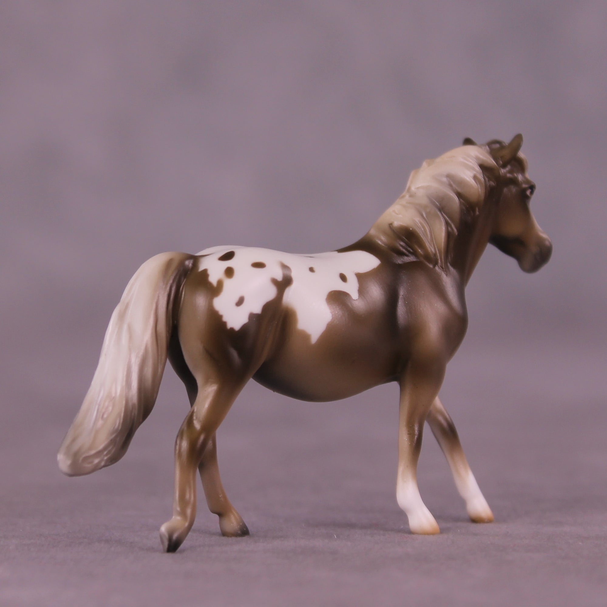 Little Brown Mushroom OOAK Chip Pony by Mindy Berg SS925