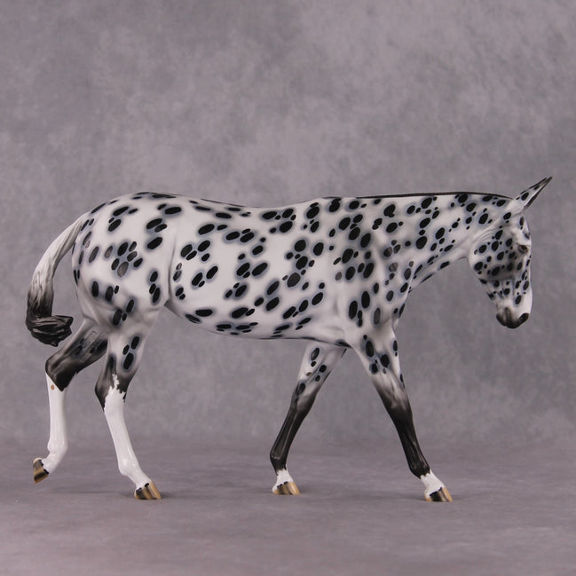 "Pomegranate" OOAK FCM Large Mule By Dawn Quick SHCF25