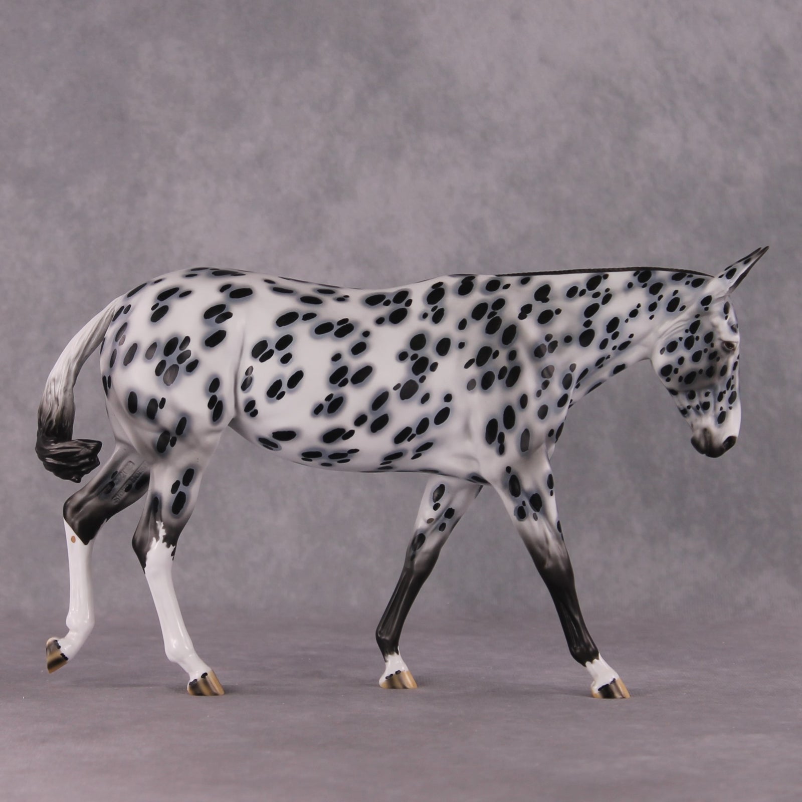 "Pomegranate" OOAK FCM Large Mule By Dawn Quick SHCF25