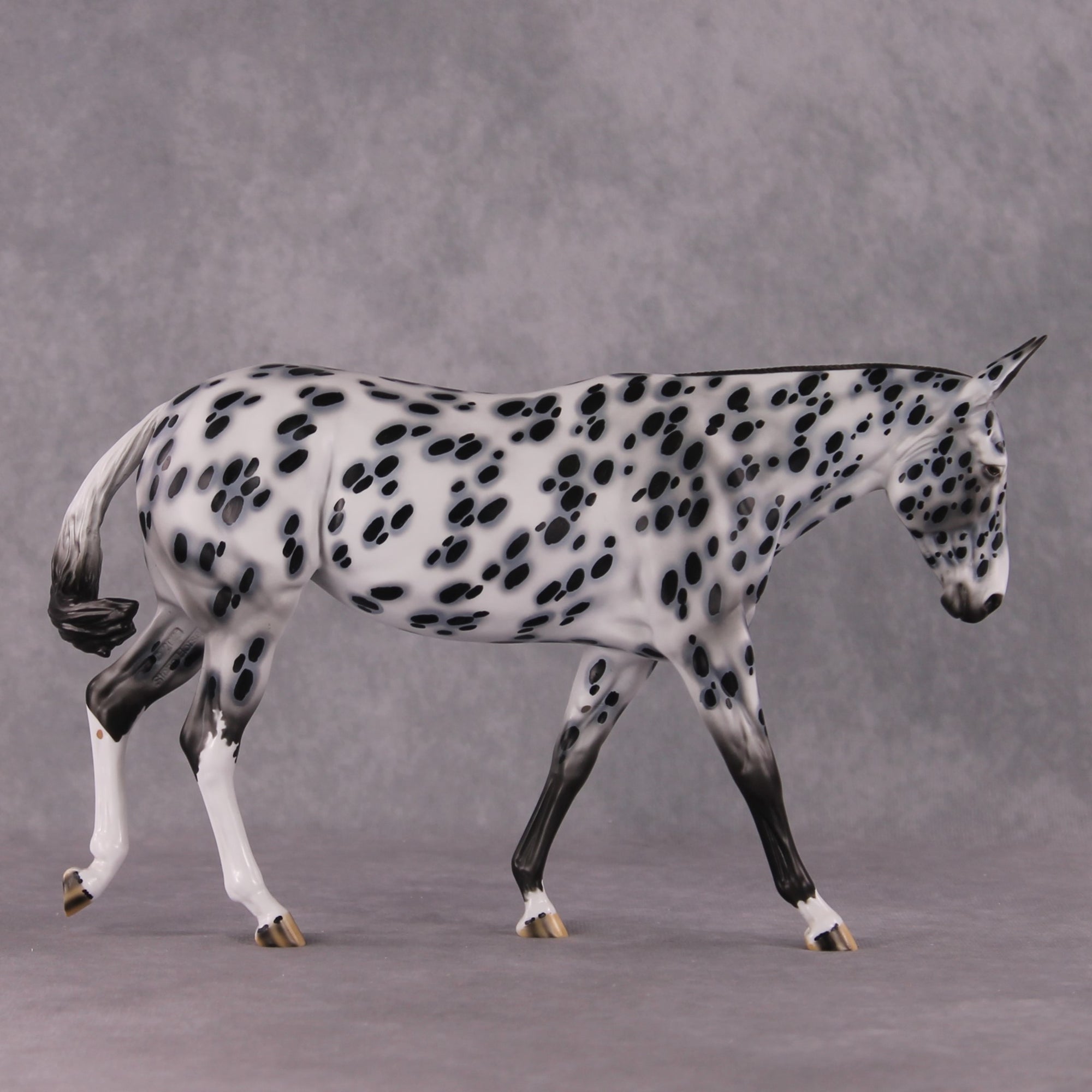 "Pomegranate" OOAK FCM Large Mule By Dawn Quick SHCF25