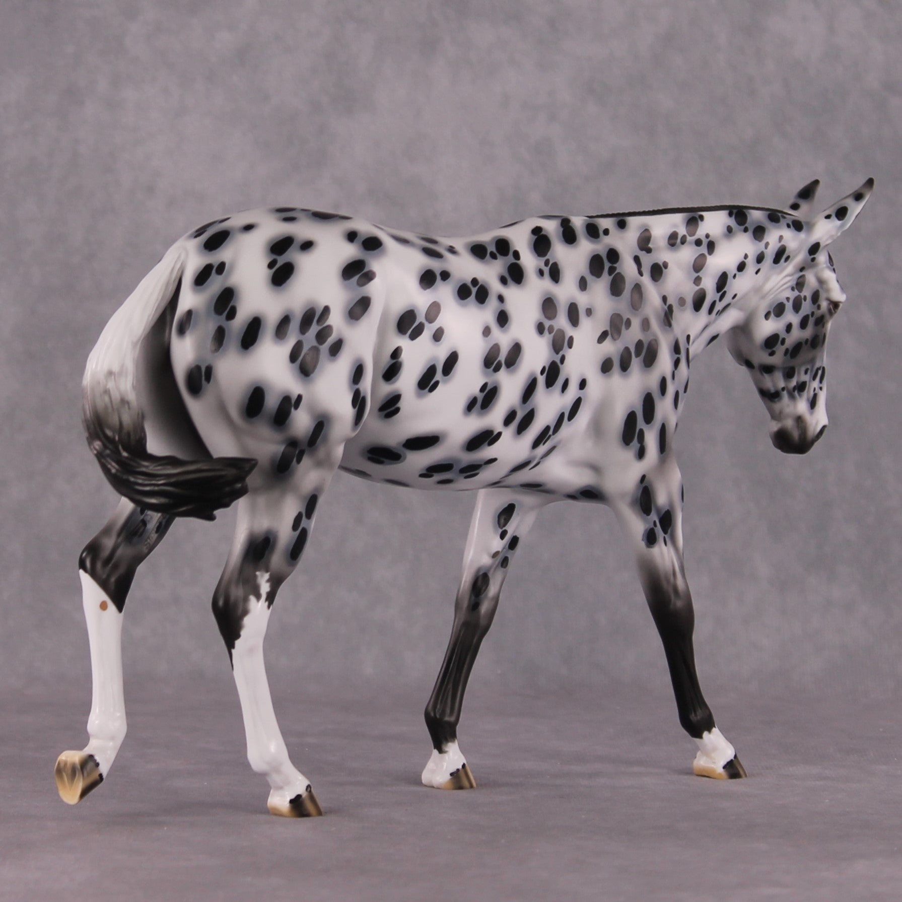 "Pomegranate" OOAK FCM Large Mule By Dawn Quick SHCF25