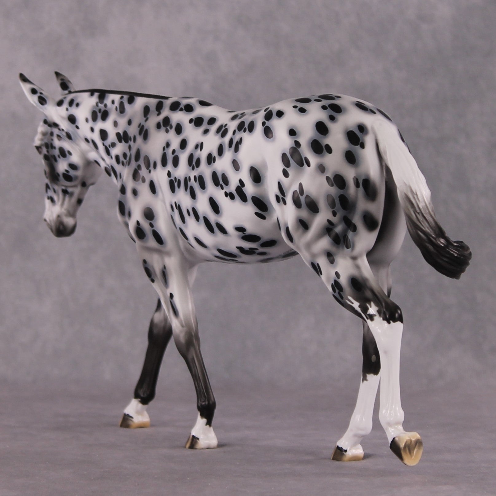 "Pomegranate" OOAK FCM Large Mule By Dawn Quick SHCF25