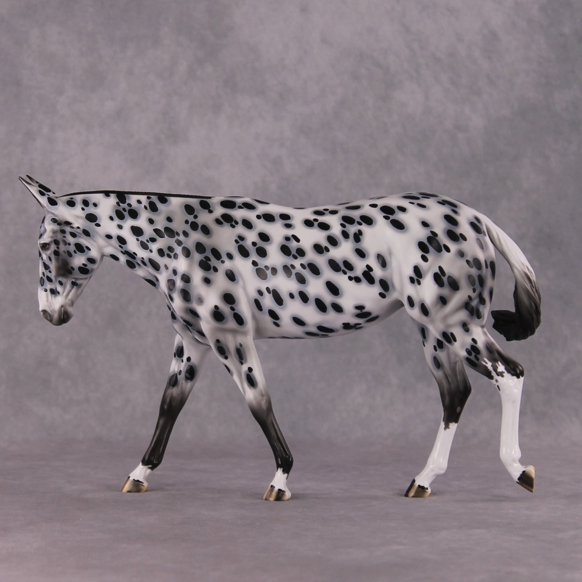 "Pomegranate" OOAK FCM Large Mule By Dawn Quick SHCF25