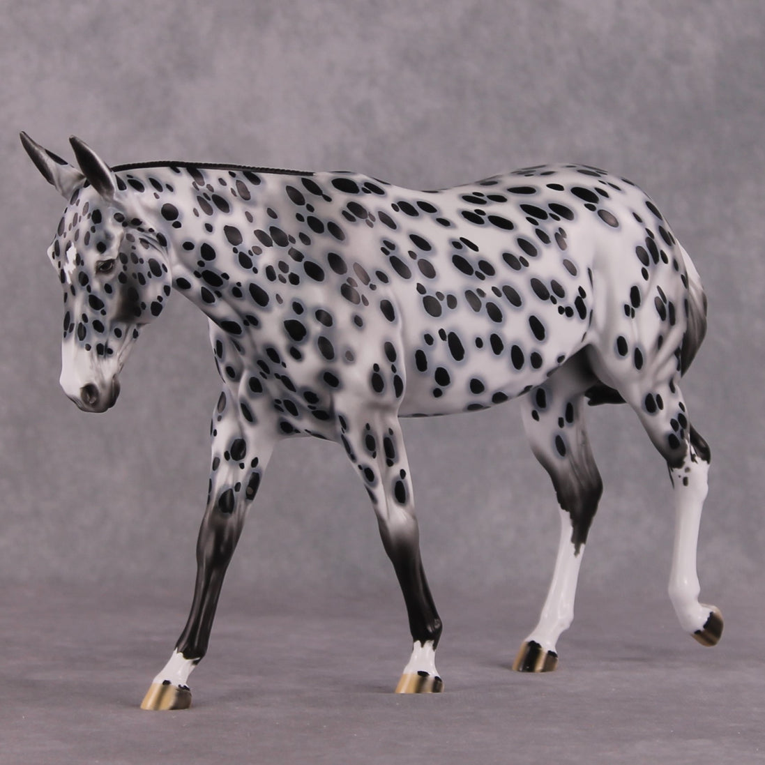 "Pomegranate" OOAK FCM Large Mule By Dawn Quick SHCF25