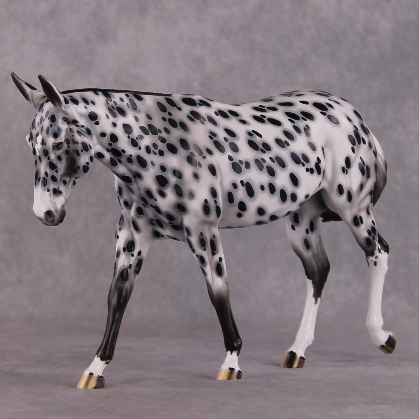 "Pomegranate" OOAK FCM Large Mule By Dawn Quick SHCF25