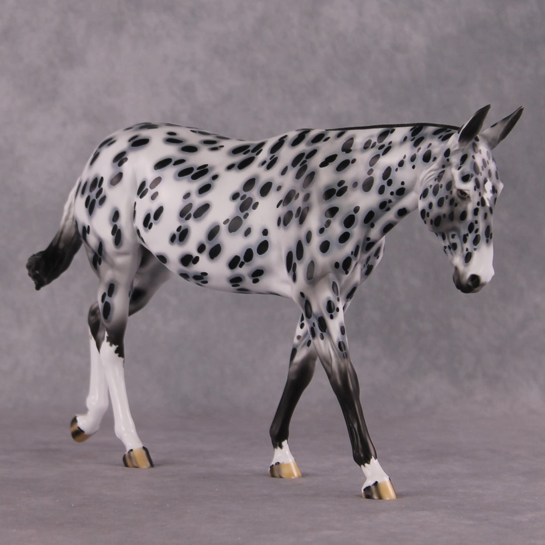 "Pomegranate" OOAK FCM Large Mule By Dawn Quick SHCF25