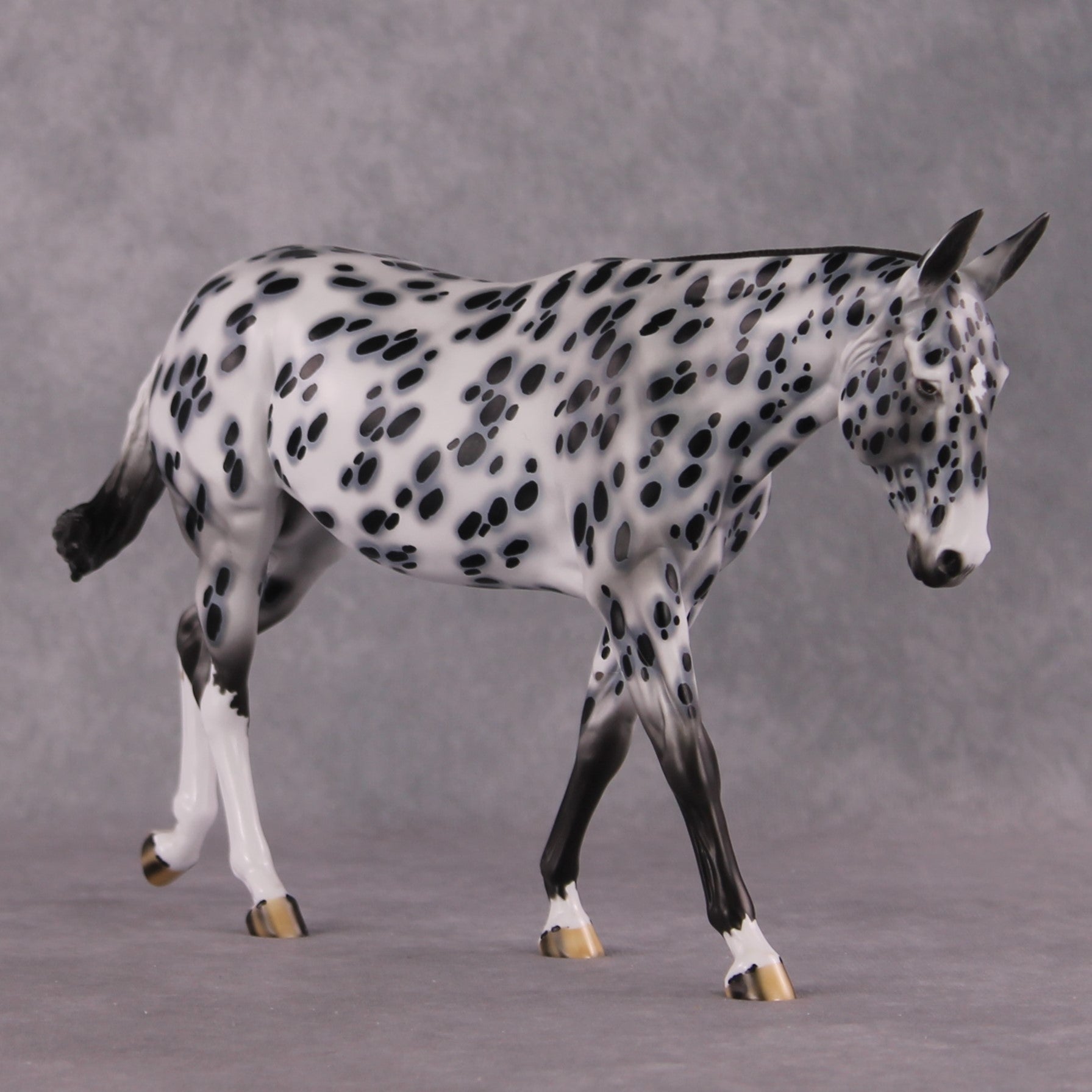 "Pomegranate" OOAK FCM Large Mule By Dawn Quick SHCF25