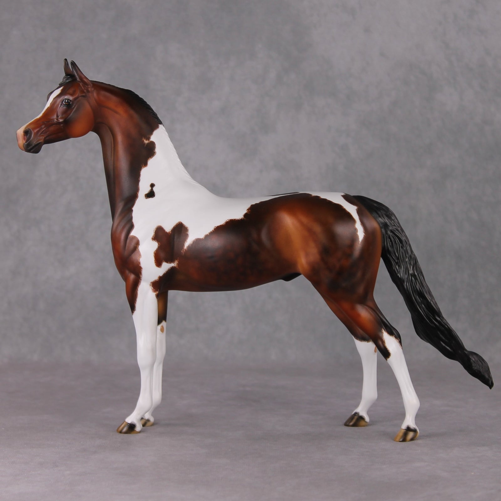 Khozmic OOAK Bay Tobiano Custom Arabian By Julie Keim HS24