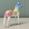 Nostalgia OOAK Rainbow Zebra Morgan Chip By Jess Hamill EQ24