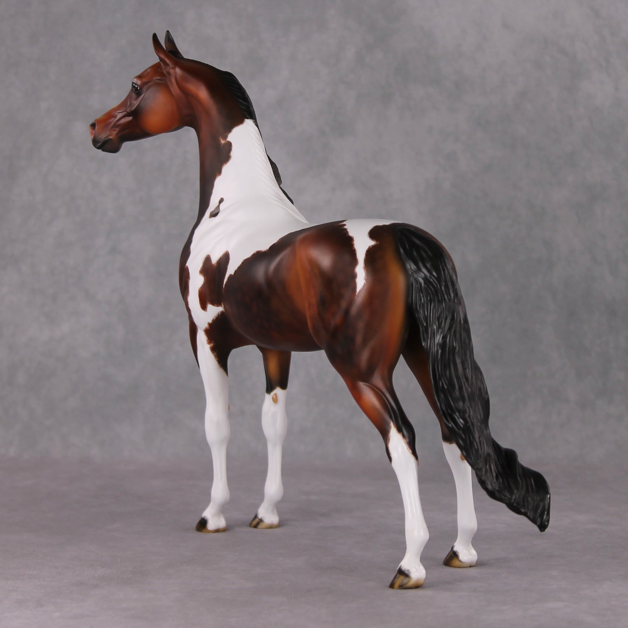 Khozmic OOAK Bay Tobiano Custom Arabian By Julie Keim HS24