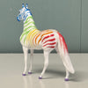 Nostalgia OOAK Rainbow Zebra Morgan Chip By Jess Hamill EQ24