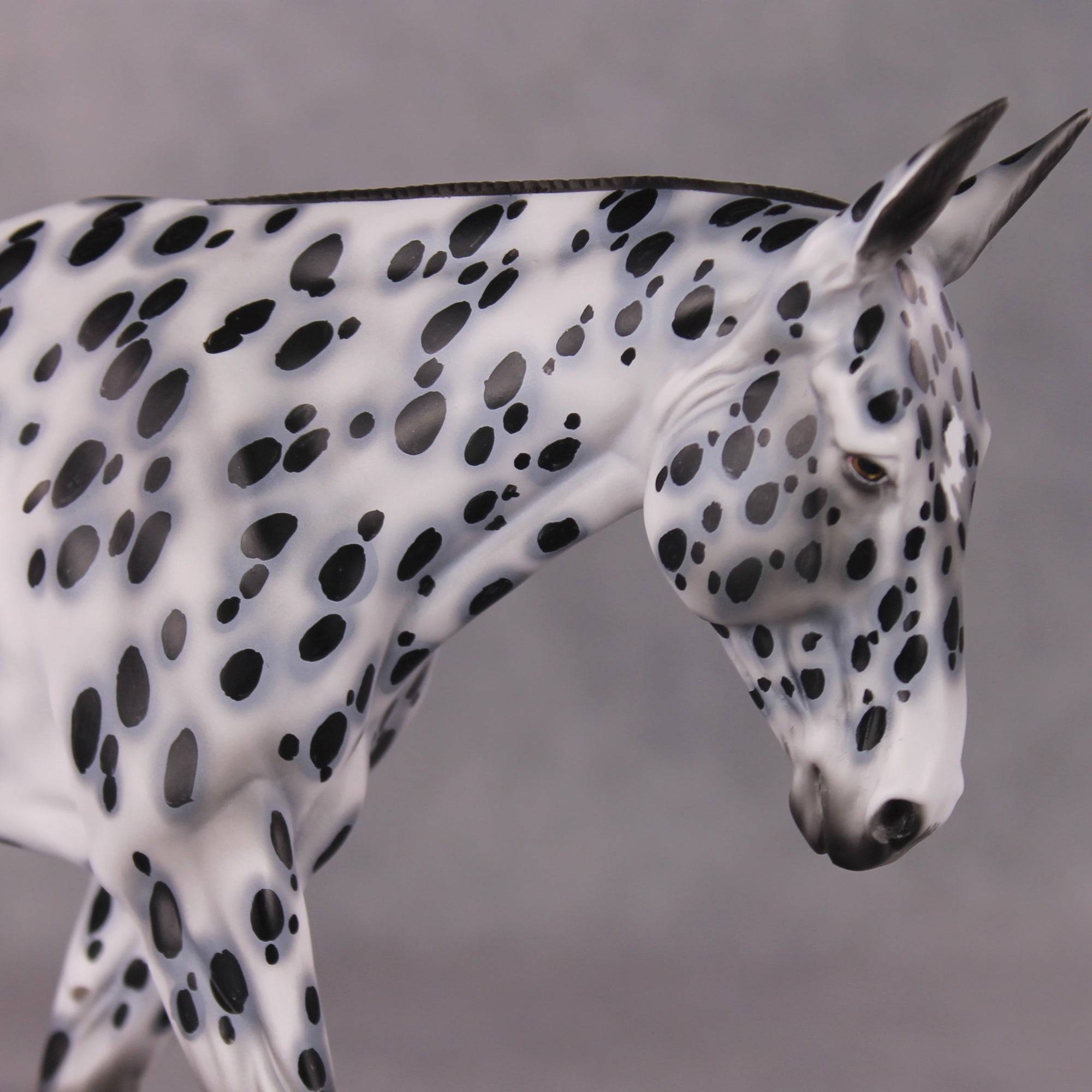 "Pomegranate" OOAK FCM Large Mule By Dawn Quick SHCF25