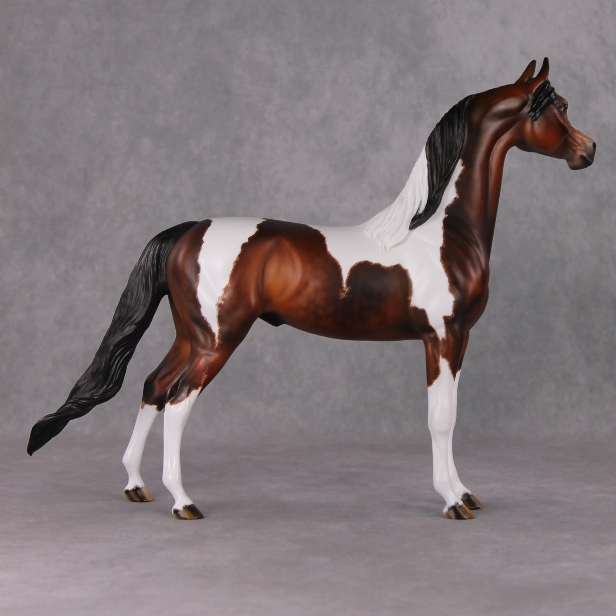 Khozmic OOAK Bay Tobiano Custom Arabian By Julie Keim HS24
