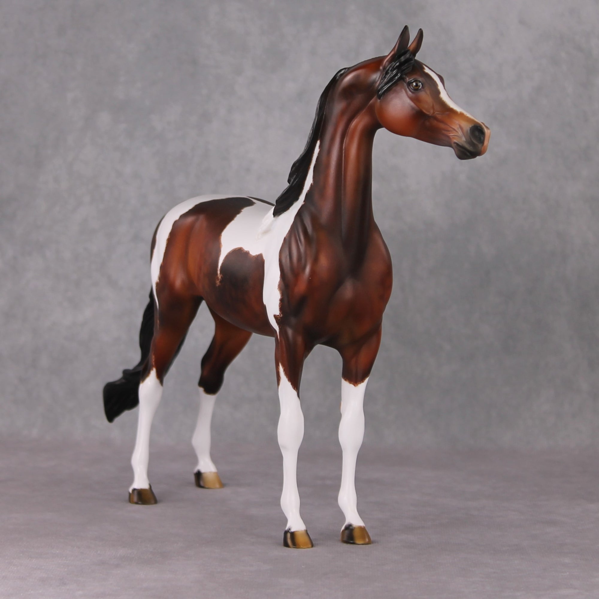 Khozmic OOAK Bay Tobiano Custom Arabian By Julie Keim HS24
