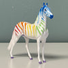 Nostalgia OOAK Rainbow Zebra Morgan Chip By Jess Hamill EQ24