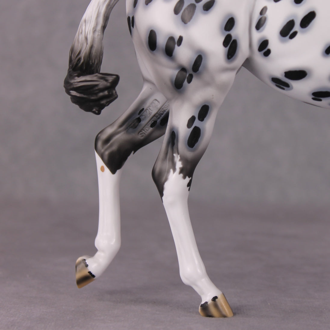 "Pomegranate" OOAK FCM Large Mule By Dawn Quick SHCF25
