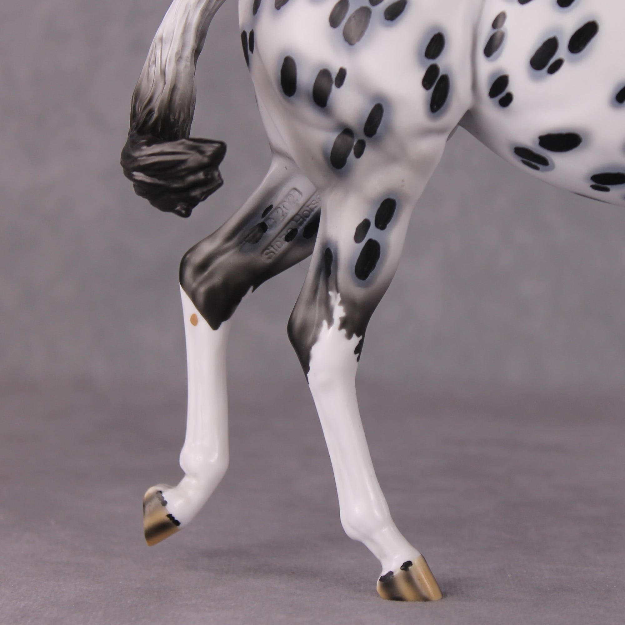 "Pomegranate" OOAK FCM Large Mule By Dawn Quick SHCF25