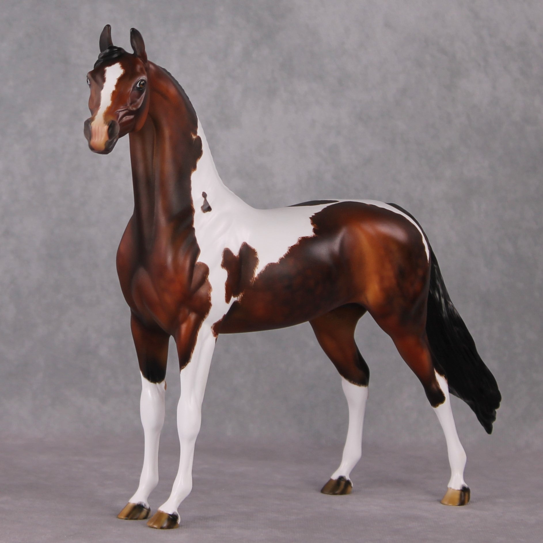 Khozmic OOAK Bay Tobiano Custom Arabian By Julie Keim HS24