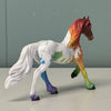 Novelty OOAK Rainbow Deco Appy Friesian Chip By Jess Hamill EQ24