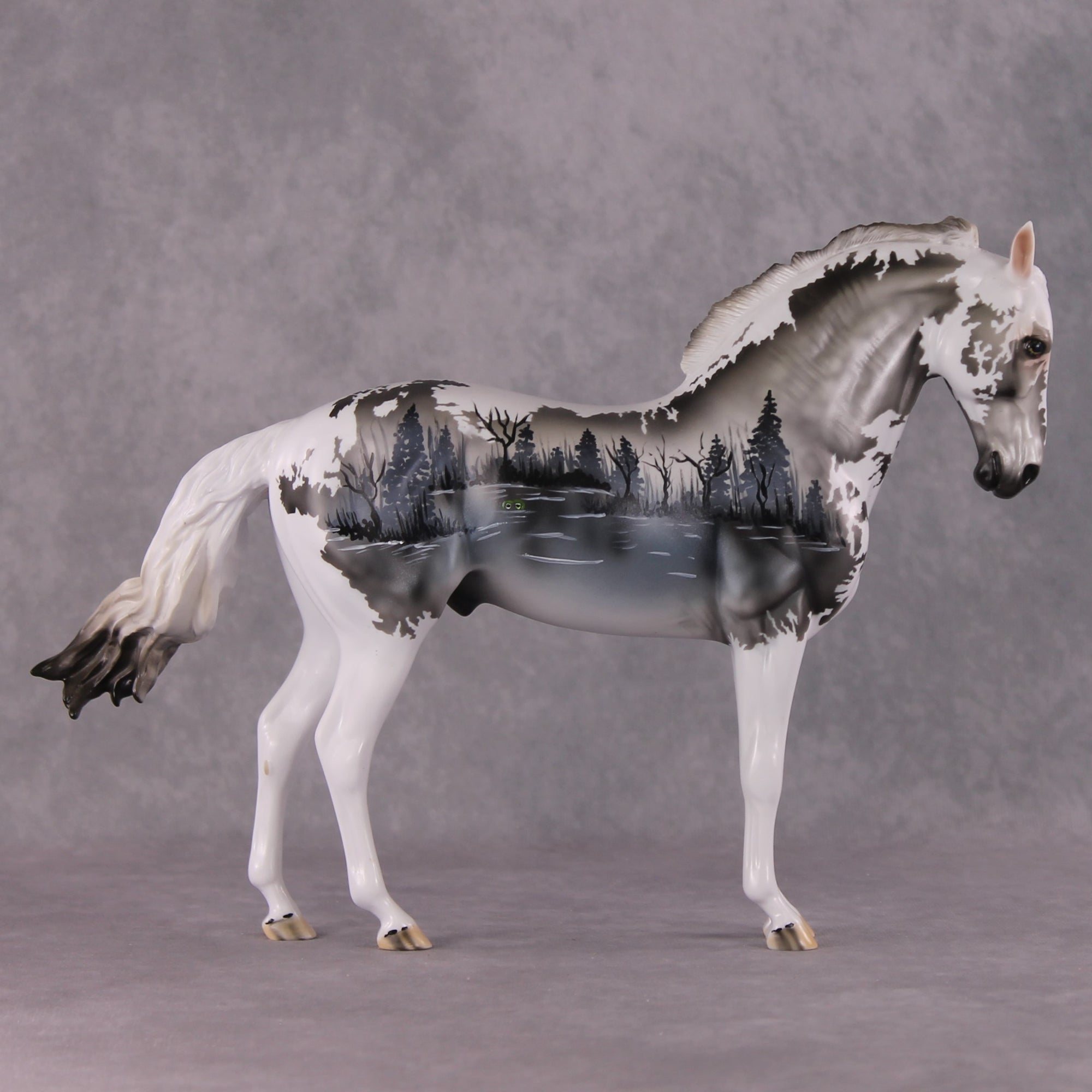 "Forrest" OOAK FCM Andalusian By Dawn Quick SHCF25