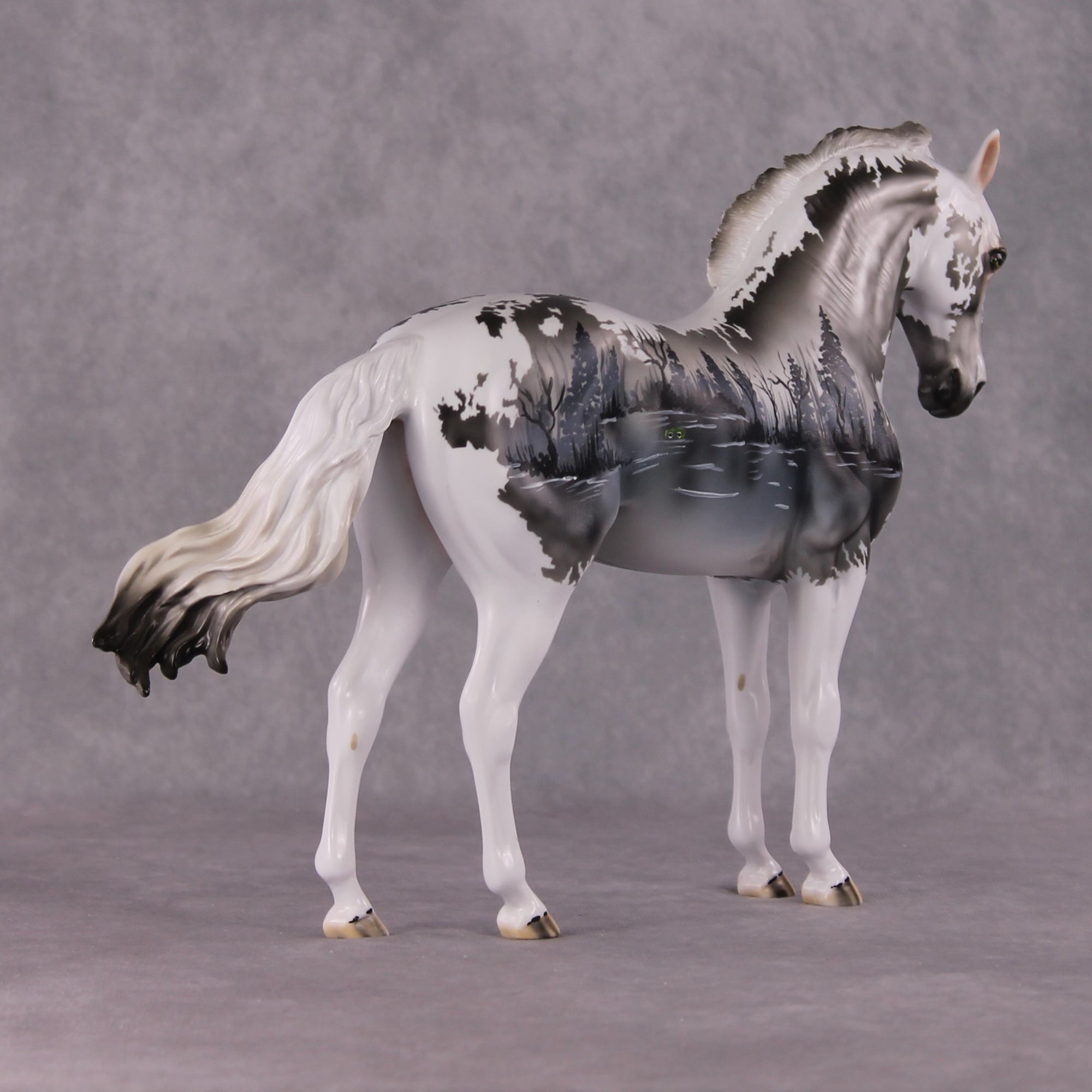 "Forrest" OOAK FCM Andalusian By Dawn Quick SHCF25