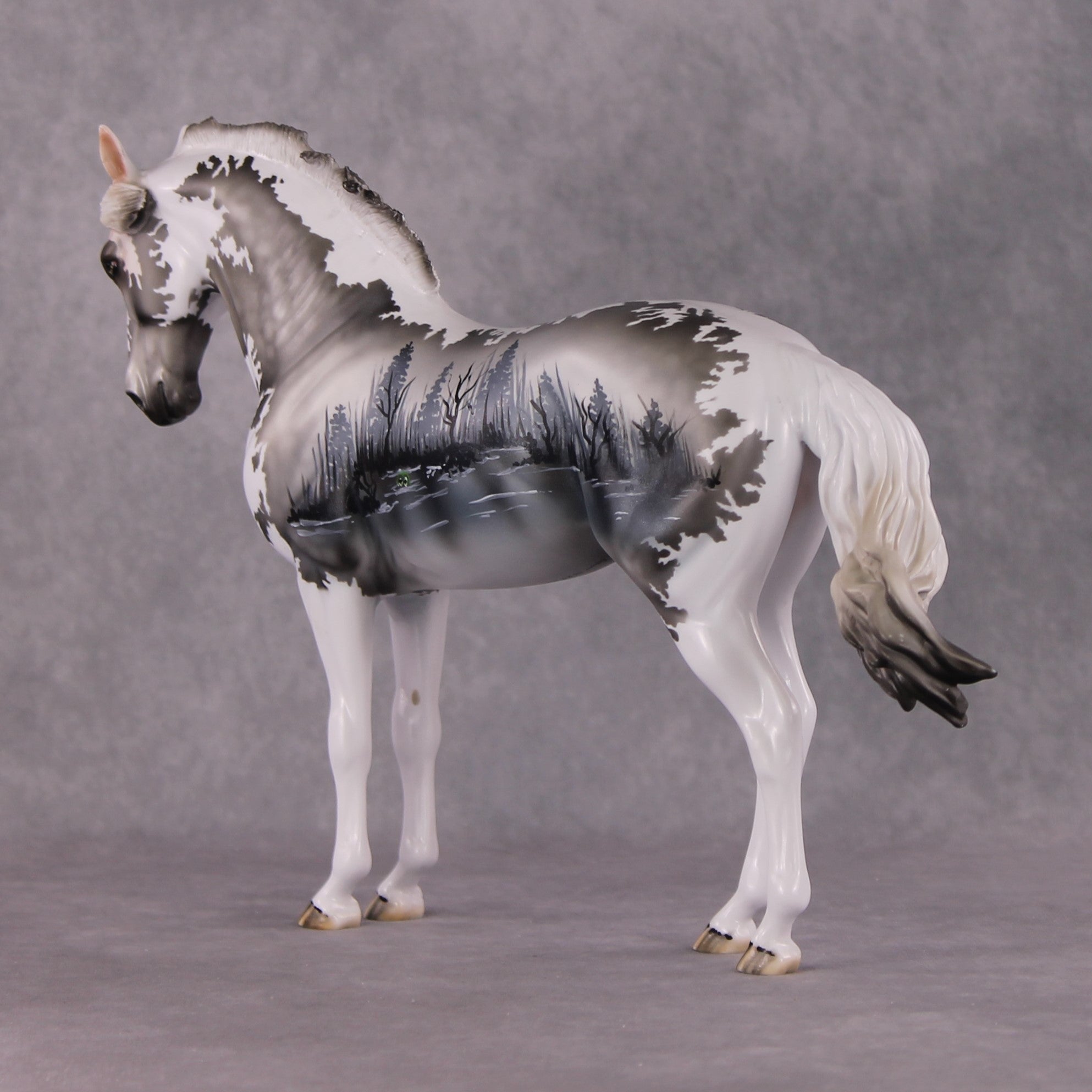 "Forrest" OOAK FCM Andalusian By Dawn Quick SHCF25