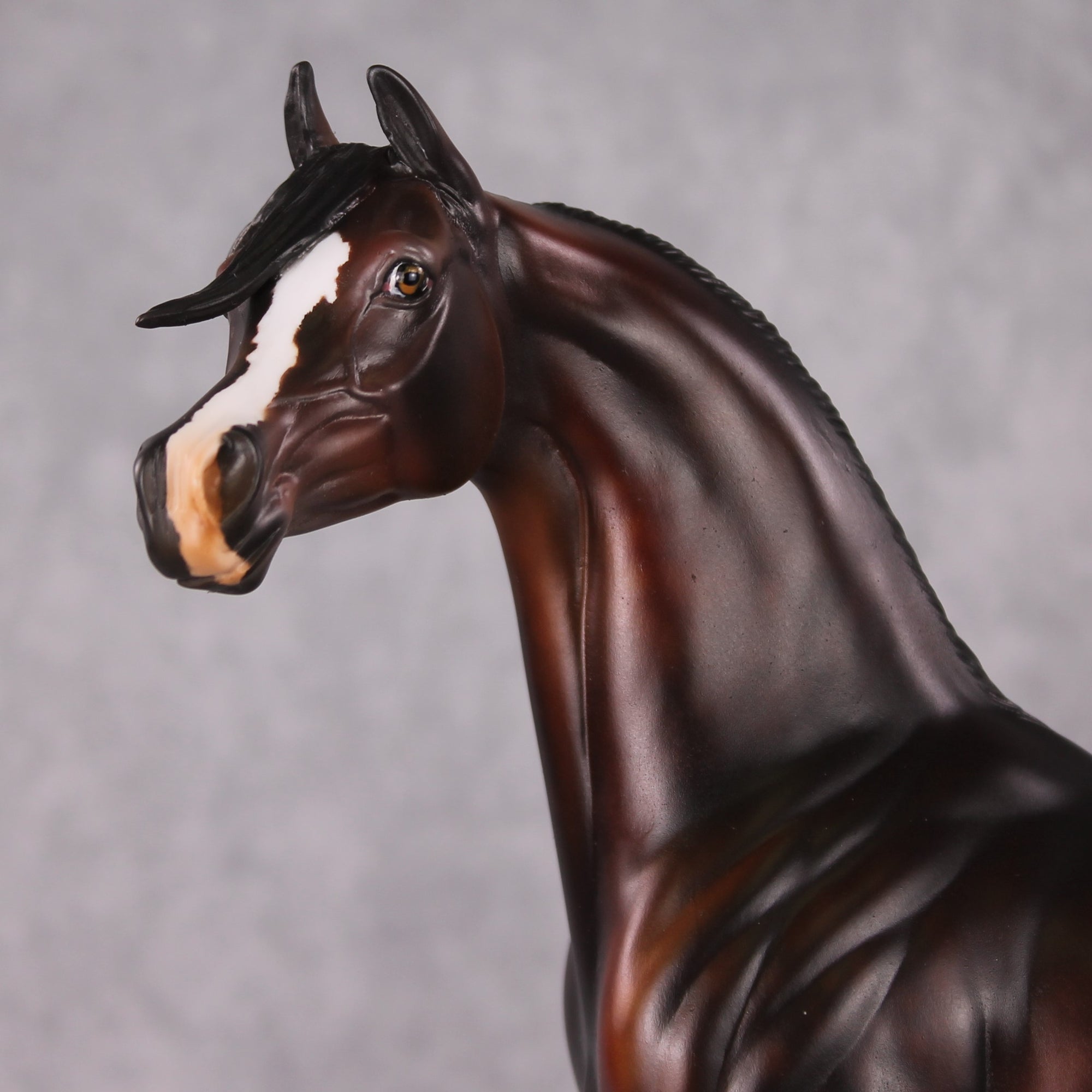 Khizmet  OOAK Dappled Bay Custom Arabian By Julie Keim HS24 MHP Auction Piece