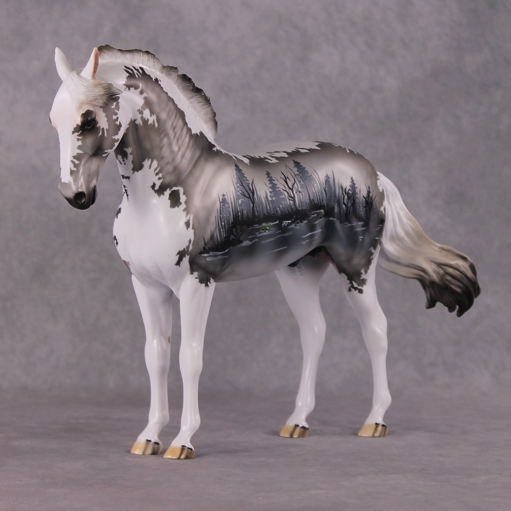 "Forrest" OOAK FCM Andalusian By Dawn Quick SHCF25