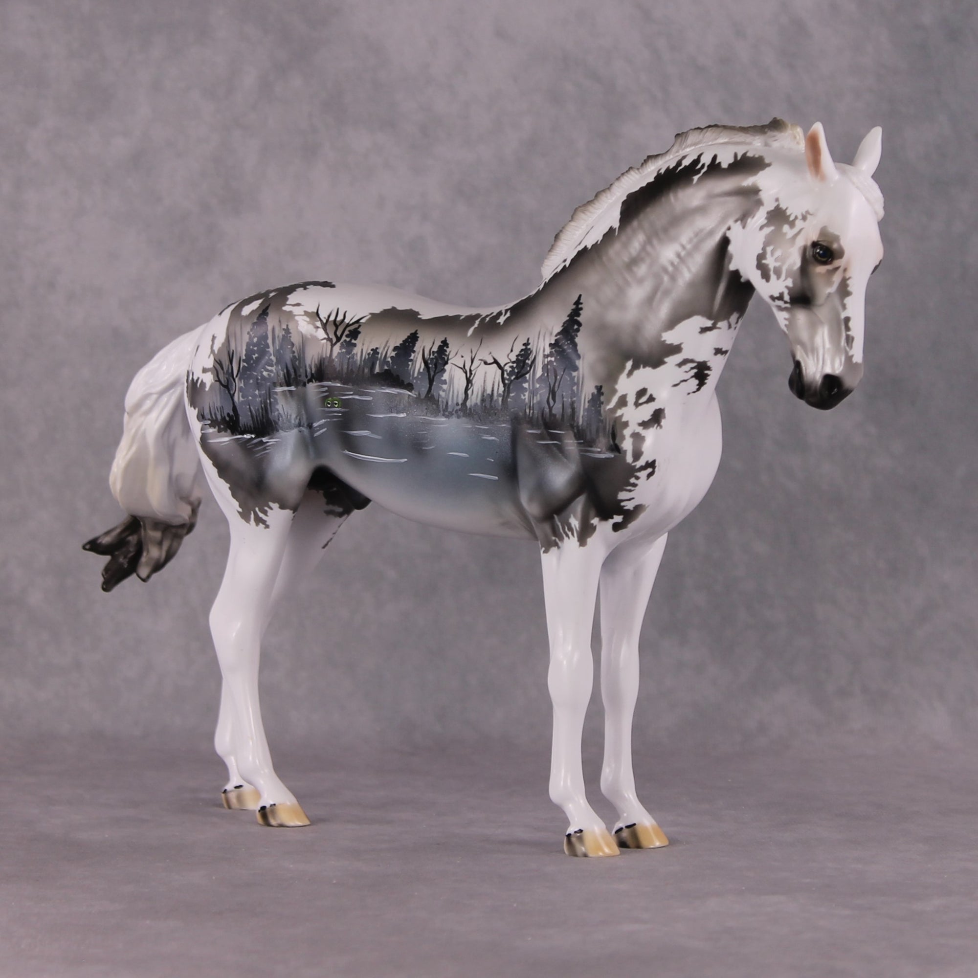 "Forrest" OOAK FCM Andalusian By Dawn Quick SHCF25