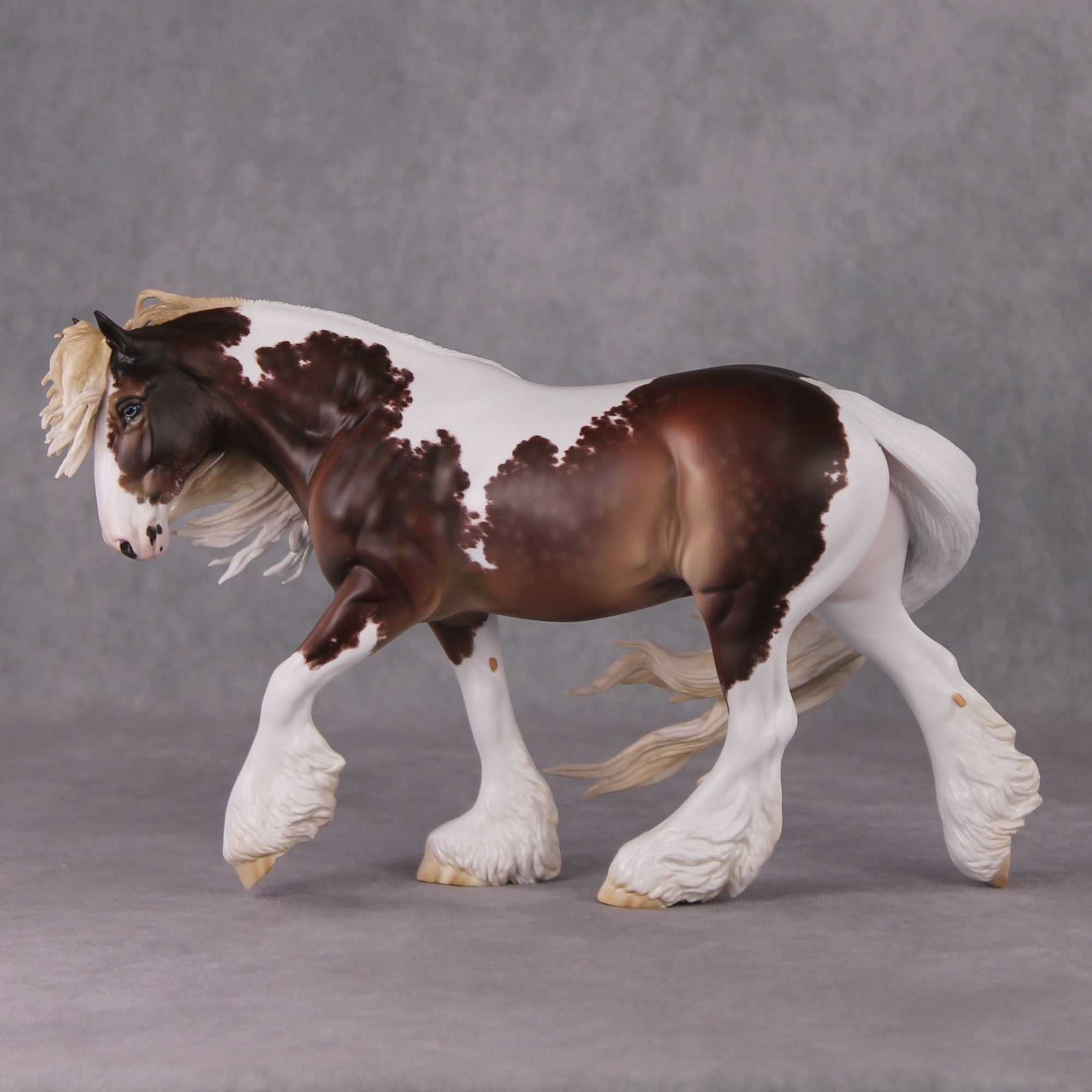 Cornelius OOAK Silver Dapple Tobiano Custom Irish Cob Painted By Jess Hamill HS24 Best Offer