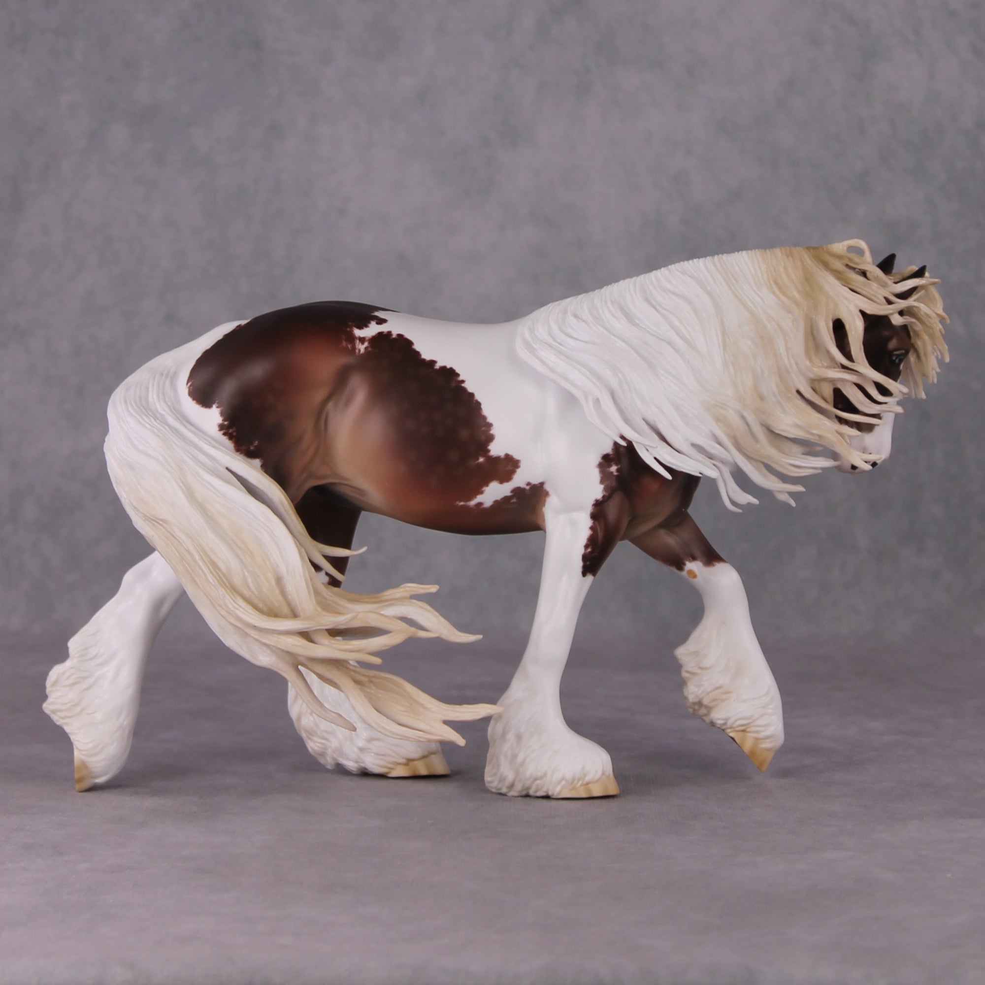 Cornelius OOAK Silver Dapple Tobiano Custom Irish Cob Painted By Jess Hamill HS24 Best Offer