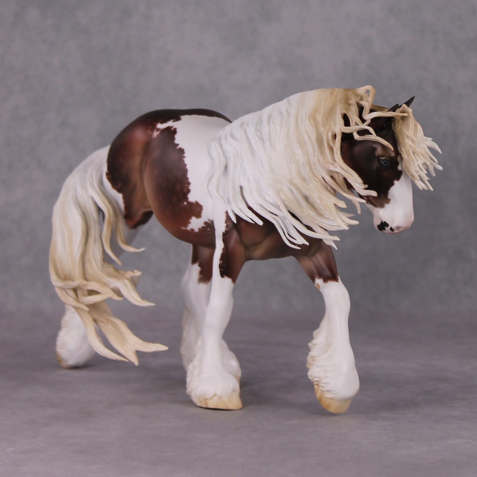 Cornelius OOAK Silver Dapple Tobiano Custom Irish Cob Painted By Jess Hamill HS24 Best Offer