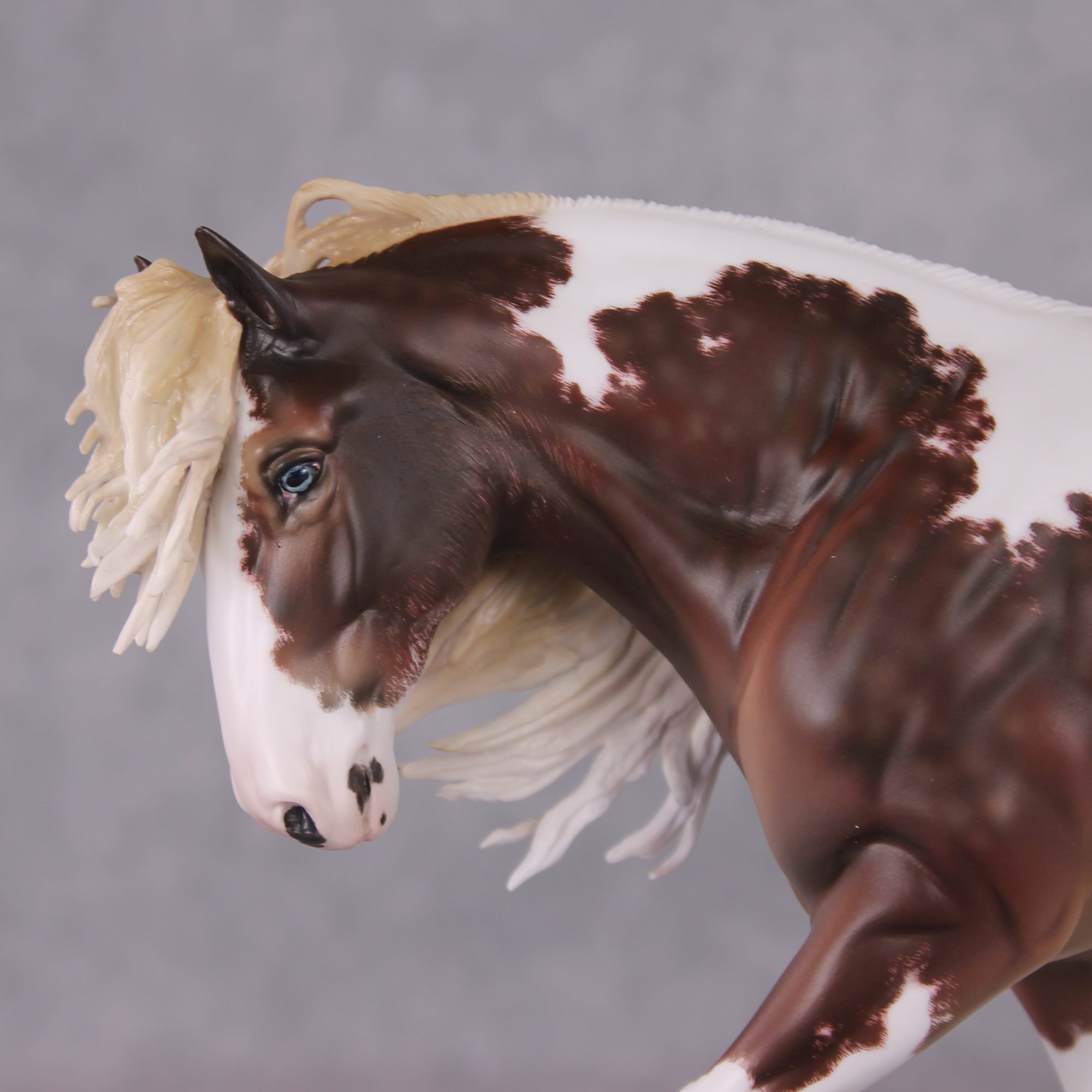 Cornelius OOAK Silver Dapple Tobiano Custom Irish Cob Painted By Jess Hamill HS24 Best Offer