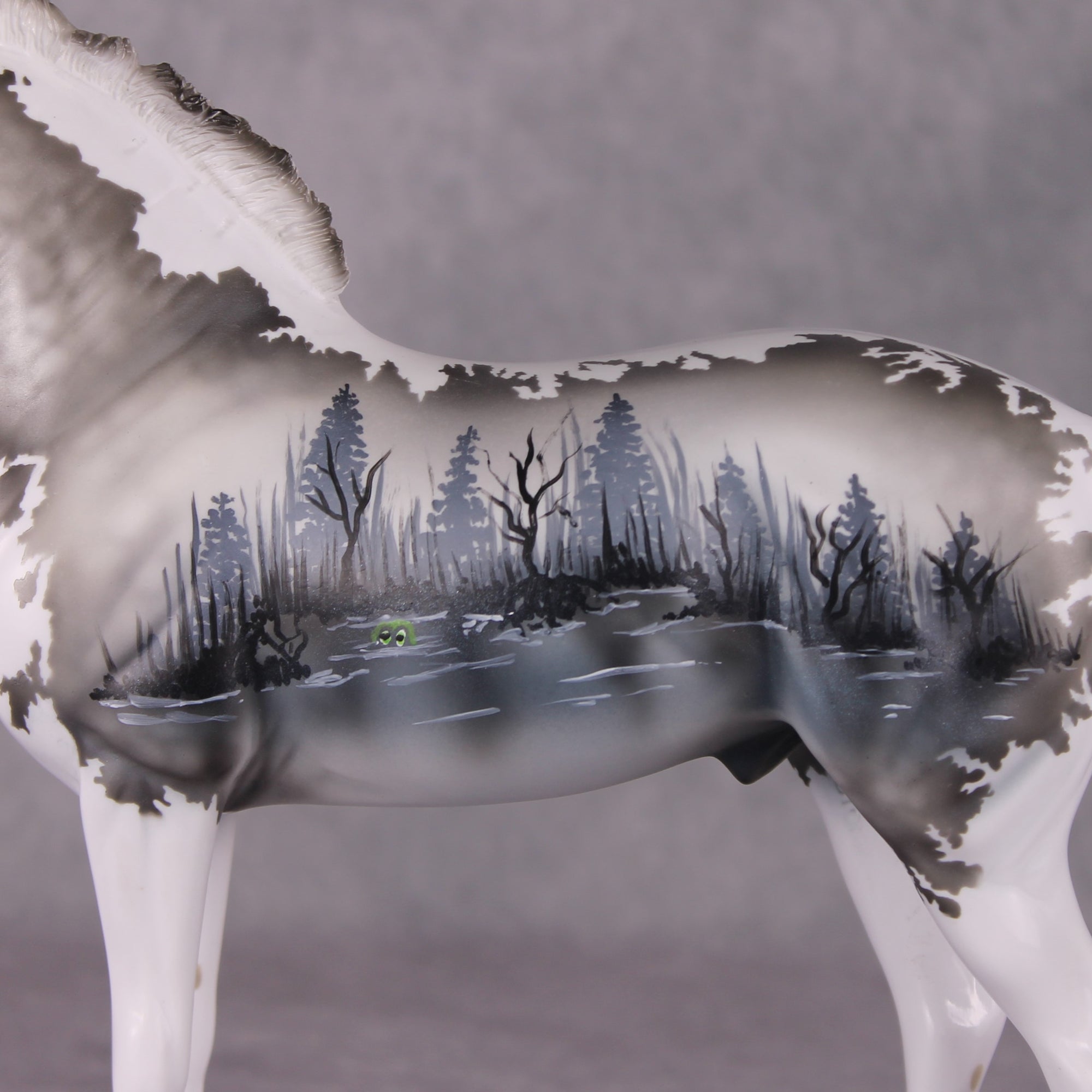 "Forrest" OOAK FCM Andalusian By Dawn Quick SHCF25