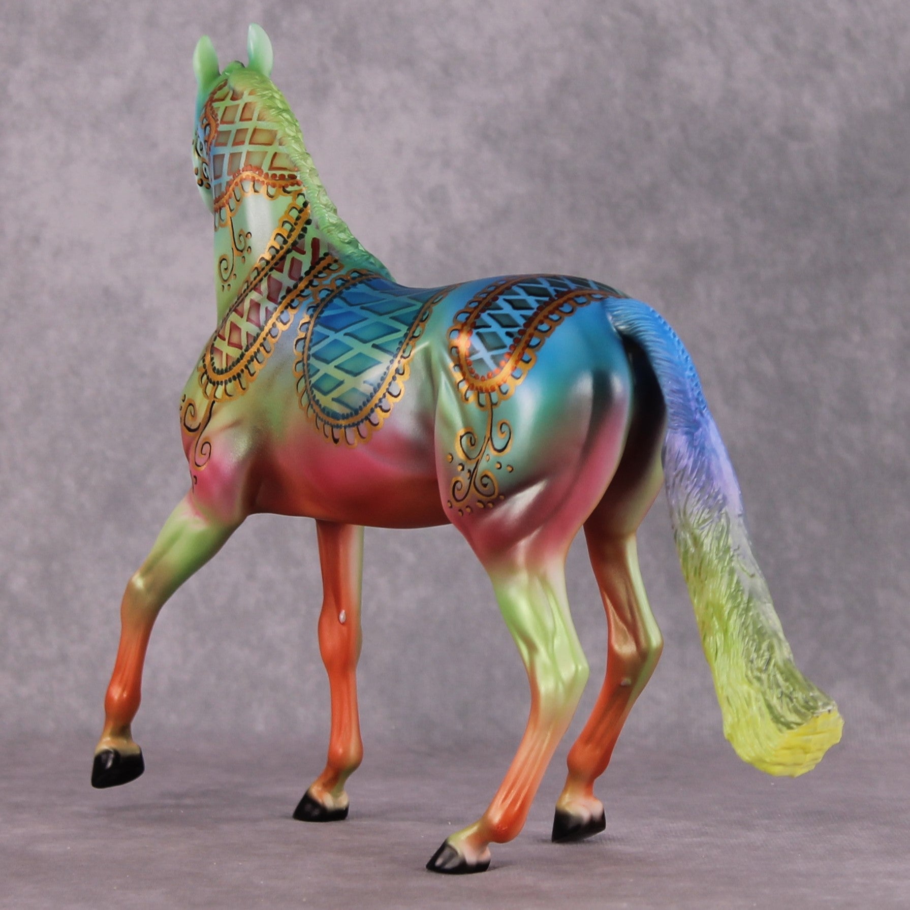 "Fiesta" OOAK FCM Arab Mare By Dawn Quick SHCF25
