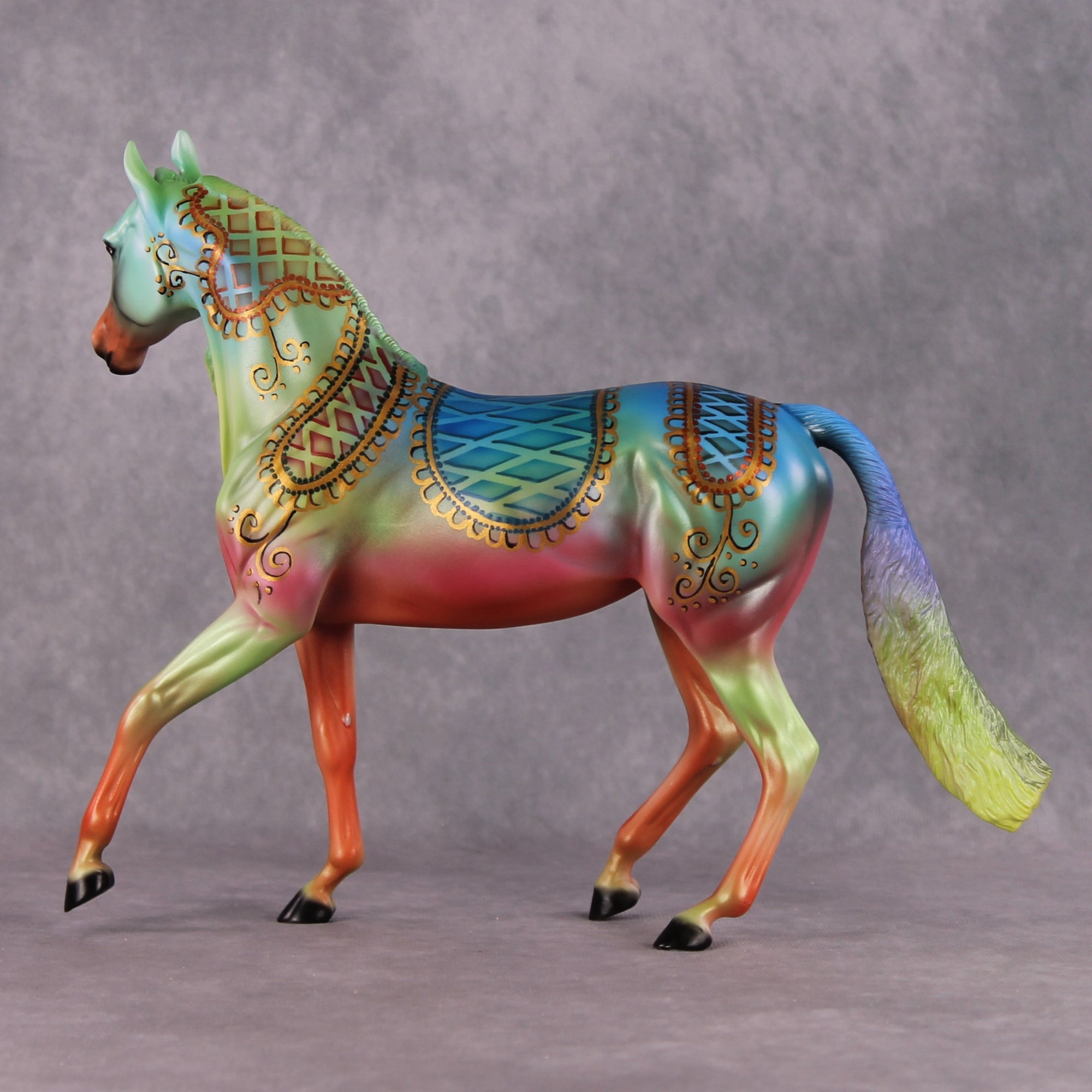"Fiesta" OOAK FCM Arab Mare By Dawn Quick SHCF25