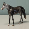 Goose OOAK Dappled Grey Thoroughbred Chip By Jess Hamill EQ24