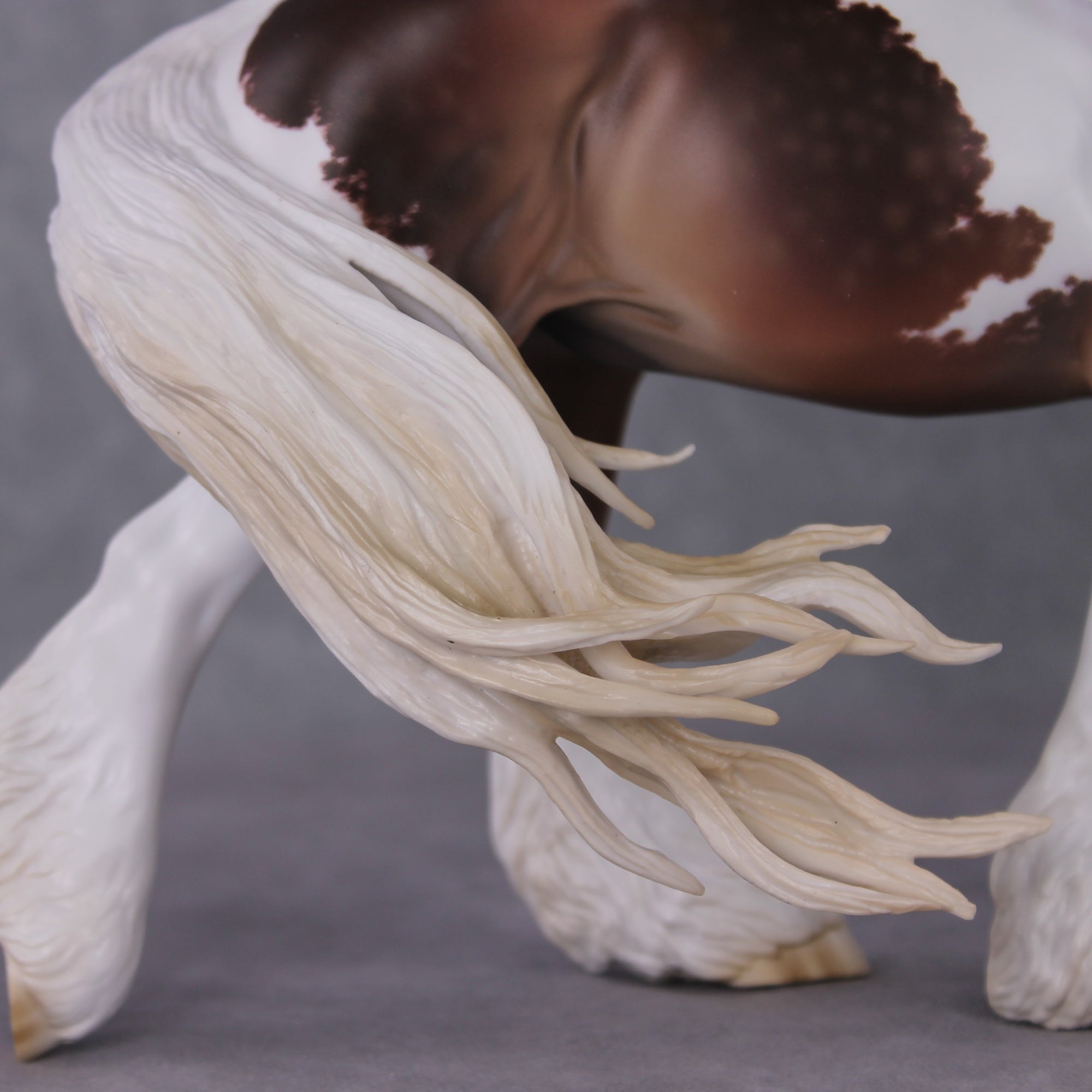 Cornelius OOAK Silver Dapple Tobiano Custom Irish Cob Painted By Jess Hamill HS24 Best Offer