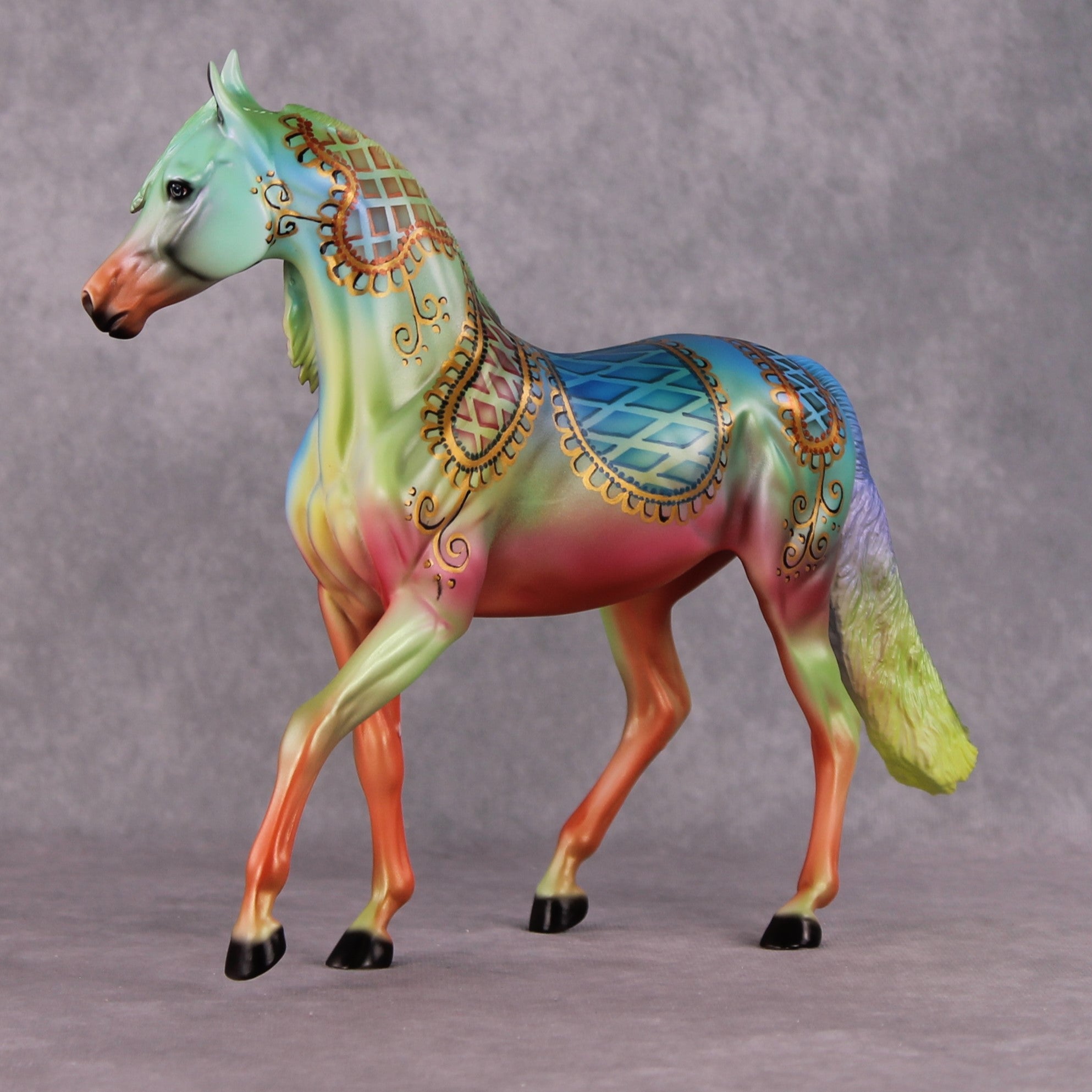 "Fiesta" OOAK FCM Arab Mare By Dawn Quick SHCF25